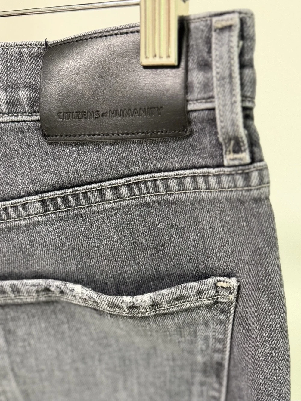 Citizens of Humanity Olivia Premium Vintage Gray High Rise Slim Jeans Size 27